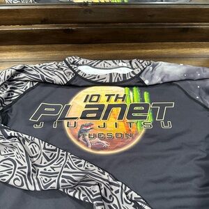 10th Planet Jiu Jitsu Long Sleeve Tee - Black